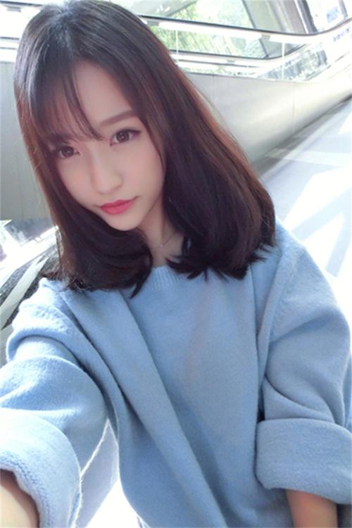婉婉.起毛紗長款寬松毛衣